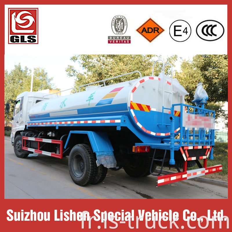 180HP Dongfeng Water Tank Truck Tanker